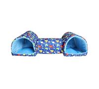 Pet Small Animal Hamster Bed With Tunnel Soft Cave Toy Rabbits Hideaway Rodents Toy For Cage Small Pet Cave Bed