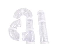 Pet Small Animal Hamster Tube Tunnel Clear Do It Yourself Toy Rabbits Tube Track Rodents Toy For Cage Mount Hamster Cage