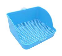 Pet Small Rat Toilet, Square Potty Trainer Corner Litter Bedding Box Pet Pan for Small Animal/Rabbit/Guinea Pig/galesaur/Ferret