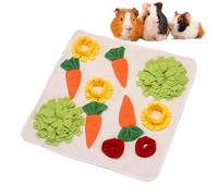 Pet Sniff Mats - Rabbit Stimulation Accessory | Anti Glypse Mats for Dogs, Rodents, Ferret, Educational Toys Finding Treats, Interactive Home Activities