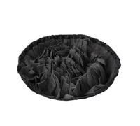 Pet Sniffing Bowl and Mat, Dual-Purpose Puzzle Training Toy, Felt Cloth, Green/Medium Grey, 240g (Dark gray)
