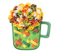 Pet Sniffing Pad | Interactive Foraging Game Puzzle | Non-Slip Cup Snuffle Mat | Natural Foraging for Small & Medium Pets