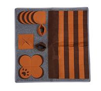 Pet Sniffing Pad Puzzle, Dog Feeding Mat, 22.8x22.8in Felt and Polyester - Mental Stimulation, Natural Foraging Skills, Non Slip Design for Active Dogs