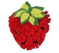 Pet Sniffing Pad - Strawberry Pet Snuffle Mat | Interactive Slow Feeder Feeding Mat | Fun Nose Work Training Pad for Dogs, Cats, Puppies and Rabbits