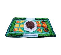 Pet Sniffing Training Mats Machine Washable Fleece Smell Puzzle Mats For Dog Cats Mental Exercise Game Odor Resistant Dog Activity Blanket