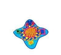 Pet Snuffle Mat For Dogs,Interactive Feed Puzzle For Boredom Comfort And Softness 1pc ,blue,48cm*48cm
