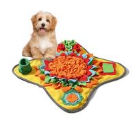 Pet Snuffle Mat For Dogs,Interactive Feed Puzzle For Boredom Comfort And Softness 1pc ,yellow,48cm*48cm