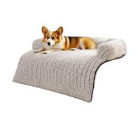 Pet Sofa Bed, Non-Slip Washable Furniture Protector with Raised Edge, Plush Animal Couch Cover, for Home, Living Room, Kitchen, Balcony, Patio, Children's Room, Home, Indoor, Daily