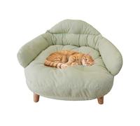 Pet Sofa Bed, Removable Dog Cat Lounge with Legs, Multipurpose Pet Couch for Small to Medium Dogs and Cats, Comfortable Nest for Relaxation