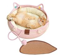 Pet Sofa - Raised Sleeping Basket, Padded Cushion Lounger Space with Anti Slip Base Gentle Texture, Snug Enclosed Rest Feature, Ideal for Small Animal Relaxing Apartment Bedroom Corner Area