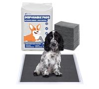 Pet Soft Puppy Pads - Disposable Activated Carbon Odor-Control Training Pads for Dogs Puppy Cats Rabbits, Super Absorbent Dog Potty Training Pads (60 * 60 CM,30 Count)