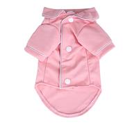 Pet Solid Color Pajamas Dog Clothes Luxury Homewear Teddy Puppies Cats Pet Clothes for Medium Dogs Summer (S)