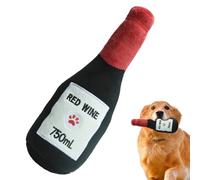 Pet Sound Bite Gadget - Simulated Beer Drink Chattering Sound Canine Activity Soft Fleece Rattle Engaging Thrills | Youth Help