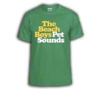 Pet Sounds T-Shirt | Beach Boys | Brian Wilson | Rock (UK, Alpha, S, Regular, Regular, Green)