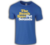 Pet Sounds T-Shirt | Beach Boys | Brian Wilson | Rock (UK, Alpha, XL, Regular, Regular, Blue)