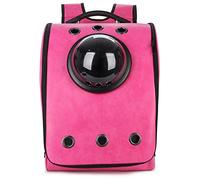 Pet Space Capsule Cat Backpack for Traveling and Hiking Transparent Hard Shell Capsule Removable Pad Adjustable Shoulder Straps (A)