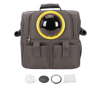 Pet Space Capsule Pet Cage Dog Cat Travel Bag for Cats and Puppies Portable Pet Bag Backpack Space Capsule Tote Bag Backpack (Yellow Package A)