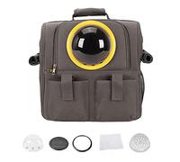 Pet Space Capsule Pet Cage Dog Cat Travel Bag for Cats and Puppies Portable Pet Bag Backpack Space Capsule Tote Bag Backpack (Yellow Package B)