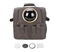 Pet Space Capsule Pet Cage Dog Cat Travel Bag for Cats and Puppies Portable Pet Bag Backpack Space Capsule Tote Bag Backpack (Gold Package A)