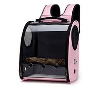Pet Space Capsule Pet Cat Carrier Front Bag, Pet Parrot Carrier Bird Travel Bag Space Capsule Transparent Backpack Breathable ()