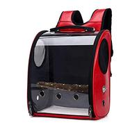 Pet Space Capsule Pet Cat Carrier Front Bag, Pet Parrot Carrier Bird Travel Bag Space Capsule Transparent Backpack Breathable ()