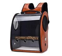Pet Space Capsule Pet Cat Carrier Front Bag, Pet Parrot Carrier Bird Travel Bag Space Capsule Transparent Backpack Breathable ()