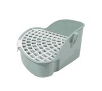 Pet Specific Triangle Corner Toilet, Ideal for Animals and Easy Solution Hygiene Problems Dog Salon Accessories Buy (Mint Green, A)