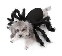 Pet Spider Costume - Halloween Spider Costume for Cats and Small to Medium Dogs Halloween Party Dress Up Festival Decoration Cosplay Pet Costume (S)
