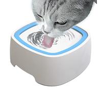 Pet Splash Water Bowl, 1.5L Cats Pets Splash Bowl, Pet Water Dispenser, Water Bowl, Stay Dry Dog Water Bowl, Vehicle Carried Travel Water Bowl for Dogs, Cats