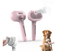Pet Spray Hair Removal Comb, Pet Steamer Brush, Cat Shedding For Pet Hair, Cat Brushes For Long Haired Cats, Spray Function Detangling Comb, Rechargeable Dog Brush Grooming Care, Horse Shedding Tool