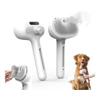 Pet Spray Hair Removal Comb, Pet Steamer Brush, Cat Shedding For Pet Hair, Cat Brushes For Long Haired Cats, Spray Function Detangling Comb, Rechargeable Dog Brush Grooming Care, Horse Shedding Tool
