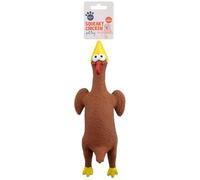Pet Squeaky Latex Chicken Dog Toy - This Dog Toy Is Designed To Help Satisfy Your Dog's Natural Instincts With Play - Ideal For Games Of Fetch