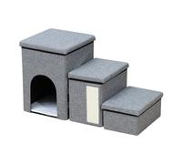Pet Stair 3 Levels Step Climbing Stair Stairway Intelligence Training Stairway Dog Ramps For Small Breeds MultiFunctional Pet Climbing Ladder