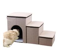 Pet Stairs for Bunk Beds - Dog Steps for Bed - 3 Step Dog Stairs for Small Dogs and Cats, Pet Stairs for Bunk Bed Climbing, Non-Slip, Balanced Pet Stairs for the Novent