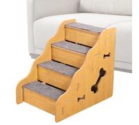 Pet Stairs: Puppy Climbing Ramp, Sofa Access Steps & High Dog Bed | Lightweight Portable Pet Ladder | Bedroom Indoor Living Room Window Sofa