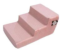 Pet stairway 3-step Pet Cat Stair Ladder Slippery Washable Dog Bed Climber Dog Mat Step, Suitable For All Kinds Of Dogs/Cats/Pets, Load: 20KG (Size : 63×40×45cm)