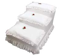 Pet stairway 3-step Pet Stair Soft Ladder, Lightweight Washable Pet Stair Cat Stair Platform, Suitable For All Kinds Of Dogs/Cats/Pets, Load: 20KG (Size : 63×40×30cm)