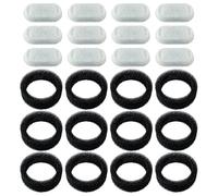 PET STANDARD Cat Water Fountain Filters & 12 Pack Replacement Pre-Filter Sponges Compatible With PETLIBRO® Stainless Steel Pet Water Fountain Model #PLWF003, 67oz/2L, Pack of 12