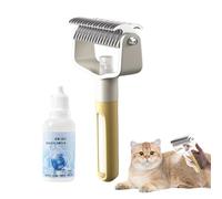 Pet Steam Brush - 17x9.3cm Double Sided Comb ABS Metal Sprayer Tool, Self Cleaning Groomer With Spray Function And Hair Removal | Steam Brush For Dogs E