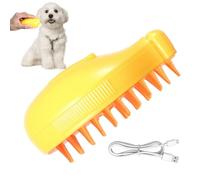 Pet Steam Brush - Cat Grooming Spray Brush, Comb for Dry and Wet Dogs and Kittens | Multifunctional Rechargeable Massage Comb for Cleaning Approx