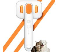Pet Steam Brush for Dogs & Cats, 2 Gear High-Precision Silent Spray, 3 in 1 Steam Beauty Brush, Self-Cleaning Spray Comb, Suitable for Long Haired and Short Haired Pets