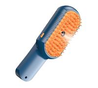 Pet Steam Brush - Gentle Shedding Tool, Rechargeable Grooming Comb, Soothing Massage Device, Silicone Bristle Cleaner Hair Control System | Daily Coat Care, Relaxed Handling, Stress Free