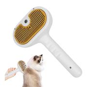 Pet Steam Brush, Puppy Grooming Comb with Release Button, Multifunctional Steamy Cat Brush, Rechargeable Steamy Pet Brush for Massage