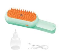 Pet Steam Brush | Type-C Charging Steamy Dog Cleaning Brush,Pet Hair Removal Spray Comb for Small Medium Large Puppy Kitten Cleaning Massage