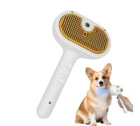 Pet Steam Brush | USB Rechargeable Comb for Kittens | Auto Cleaning Comb for Dead Hair Removal for Grooming Bathroom Home Travel Outdoor Indoor Long Hair