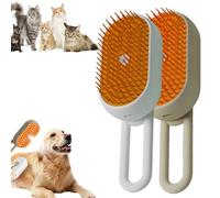Pet Steam Groomer Brush, 2025 New 3 in 1 Cat Steam Brush for Massaging and Cleaning Shedding Hair, Pet Steamy Brushes Multifunctional Hair Removal Comb for Cats Dogs