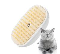 Pet Steamy Brush,Rechargeable Pet Shedding Comb - Steamy Dog Cleaning Brush - for Indoor Outdoor Home Small Medium Large Kitten Puppy