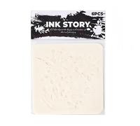 Pet Stencil Art and Craft Ink Dot Drawing Template for Classroom Activities and Crafts Hollow Painting Pet Drawing Template Dots 6pcs