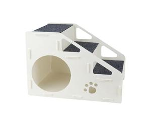 Pet Step Ladder - Four Step Climbing Construction | Stairs for Cats and Dogs, Grounded Base, Suitable for Transferring from the Sofa, Reaching the Sleeping Area, For Locomotion