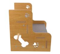 PET Steps for Small Dogs and Cats, Non Slip Bed Couch Ladder | Cloth and Density Board Build, Textured Antiskid Surface, Easy to Move for Apartments and Crates